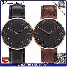 Yxl-008 Hot Sale Black Face hombre reloj de pulsera Dw Watch